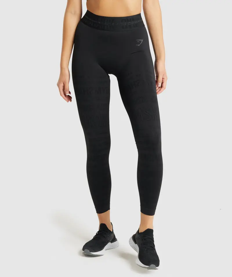 Gymshark Black Vision High-Performance Leggings