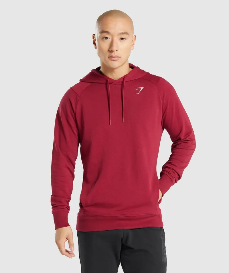 Gymshark Bold Oversized Hoodie – Rich Burgundy