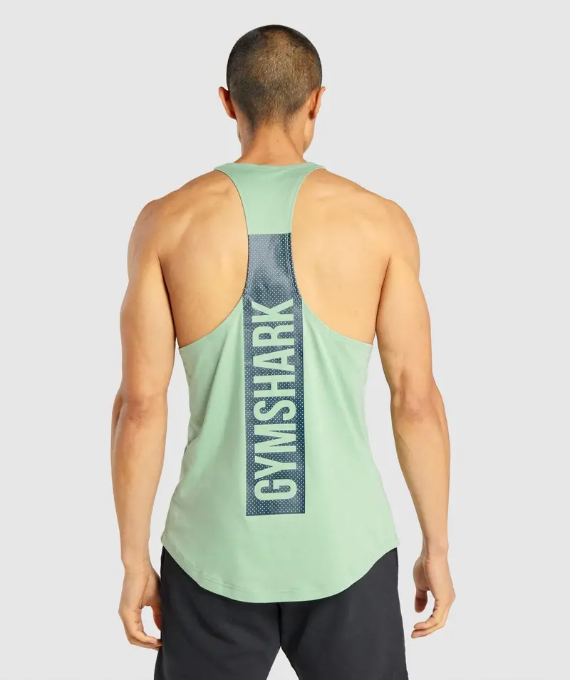 Gymshark Bold Stringer in Green