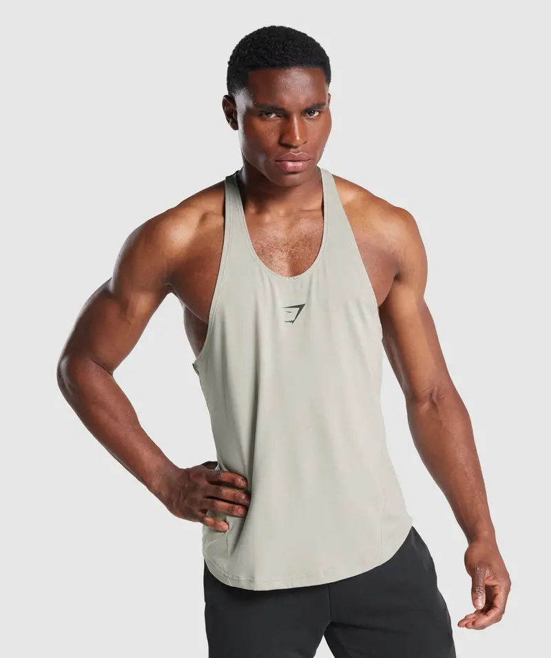 Gymshark Bold Stringer in Grey