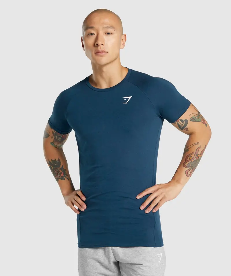 Gymshark Critical 2.0 Performance T-Shirt – Deep Navy