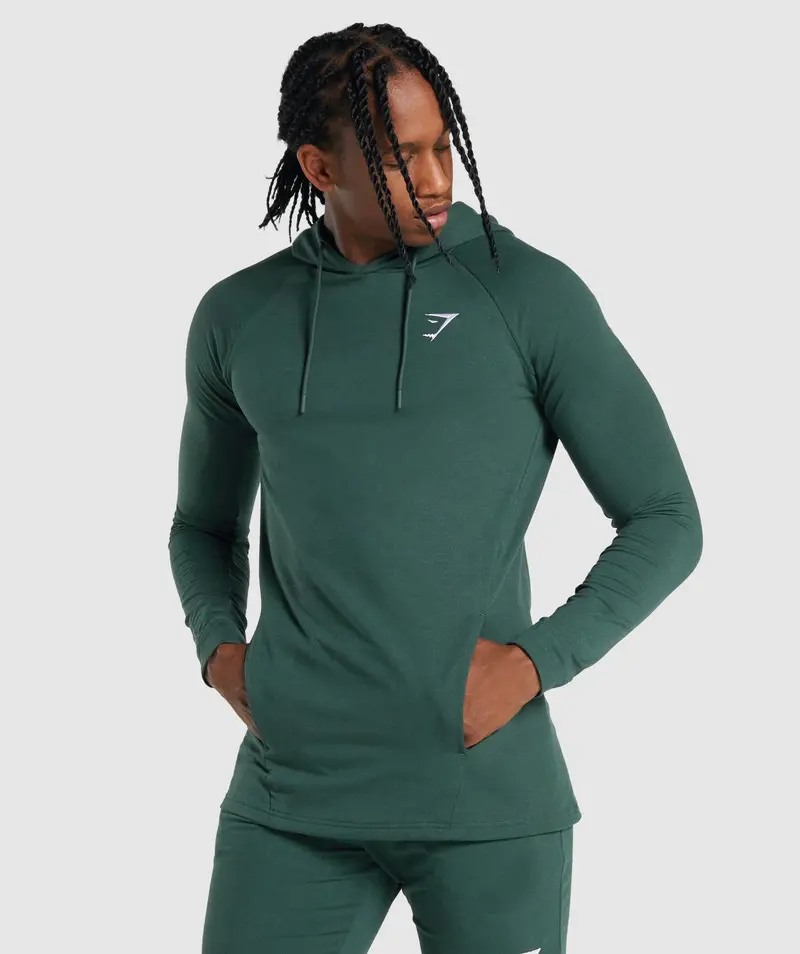 Gymshark Critical 2.0 Relaxed-Fit Hoodie in Olive Green