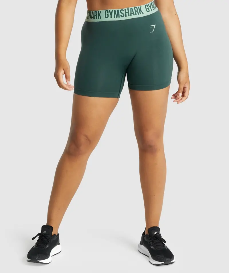 Gymshark Fit Seamless Training Shorts in Sage Green
