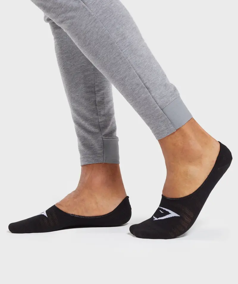 Gymshark No-Show Socks (3-Pack) in Black