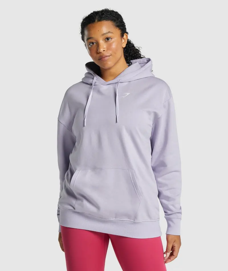 Gymshark Oversized Training Hoodie in Light Purple