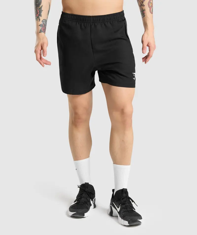 Gymshark Performance Sport Shorts – Classic Black