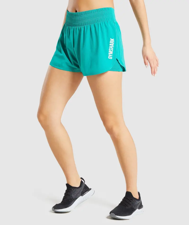 Gymshark Pulse Mid-Rise Workout Shorts in Green