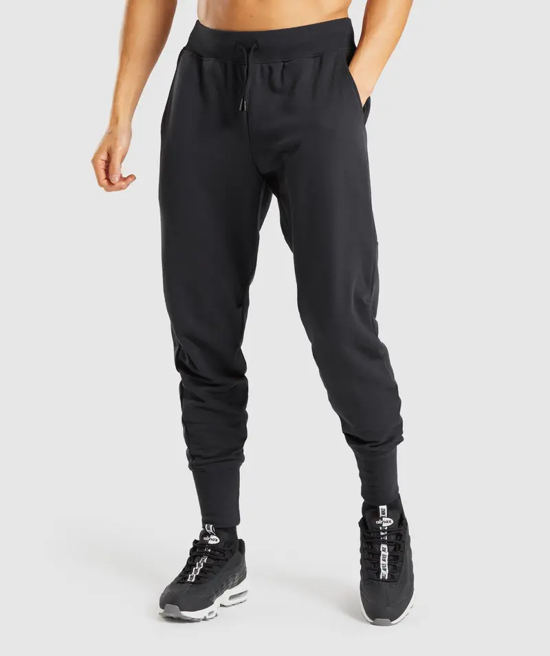 Gymshark Restore Relaxed-Fit Joggers – Onyx Black