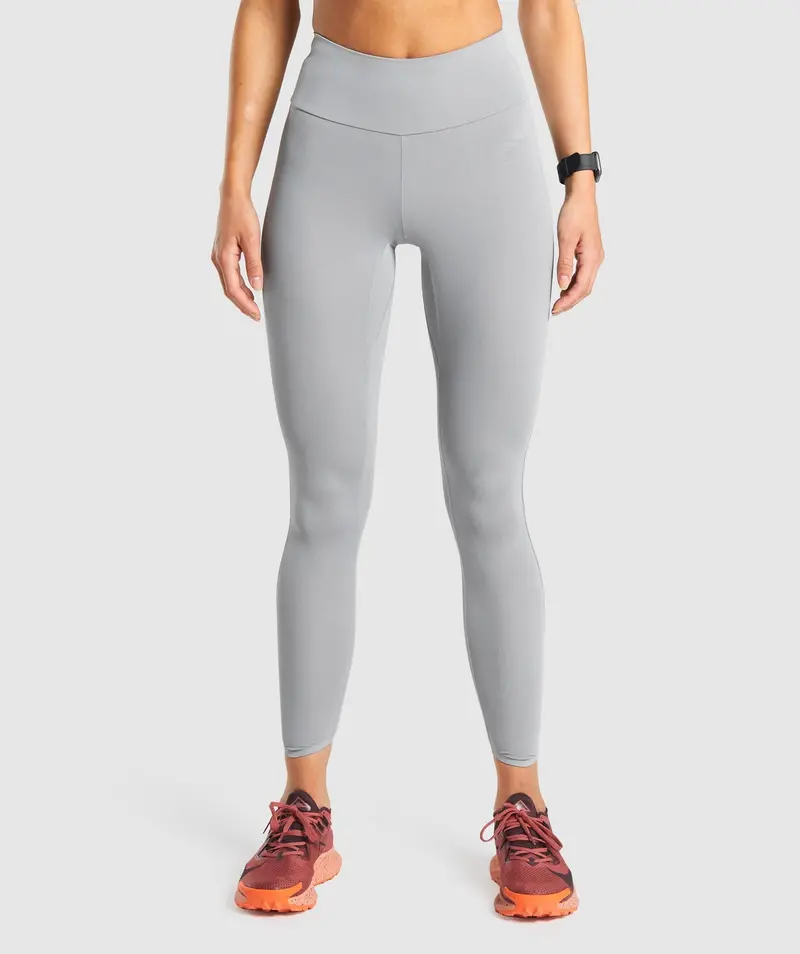 Gymshark Speed Compression Leggings in Smokey Grey