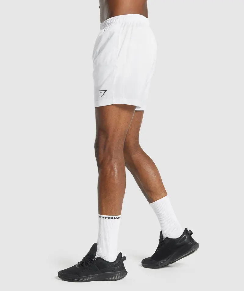 Gymshark Sport Shorts in White – Clean-Look Active Bottoms