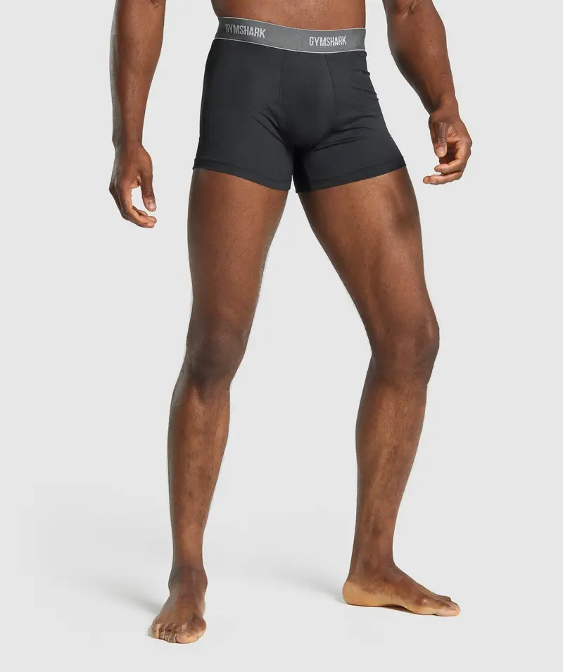 Gymshark Sports Tech Boxer Briefs – 2-Pack in Black