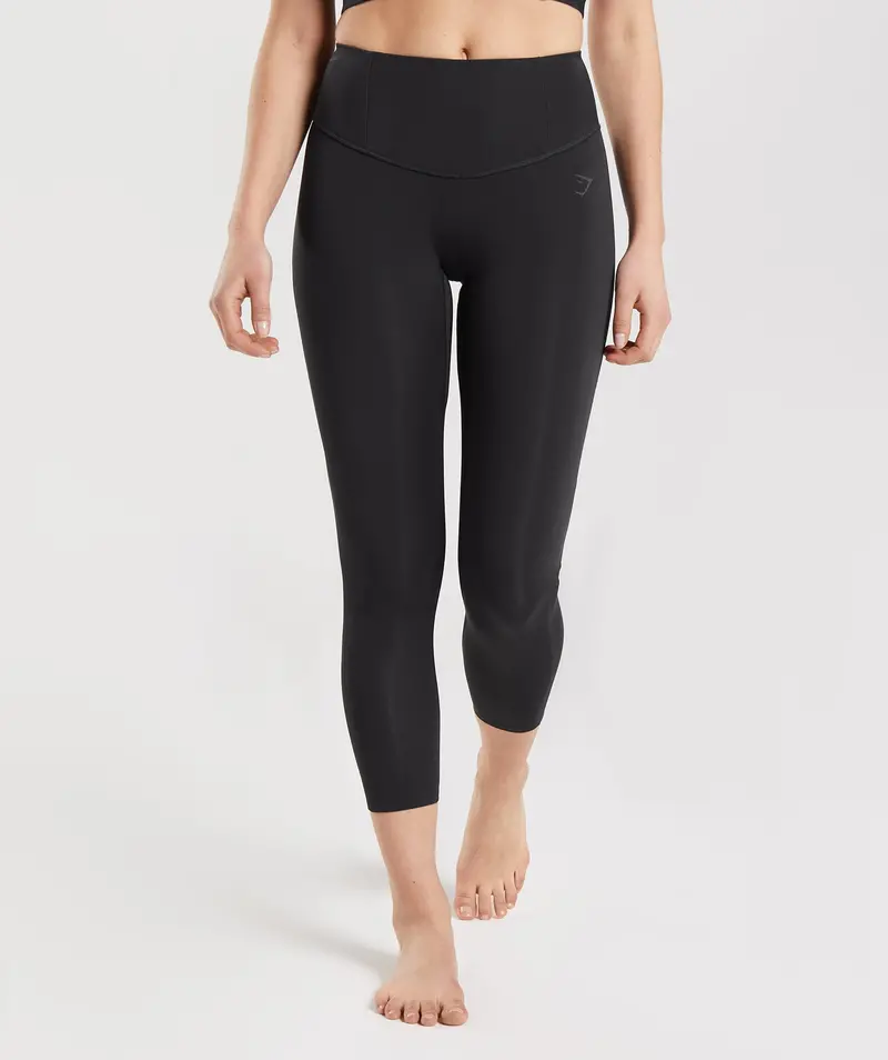 Gymshark Studio 7/8 Leggings – Timeless Black Fit