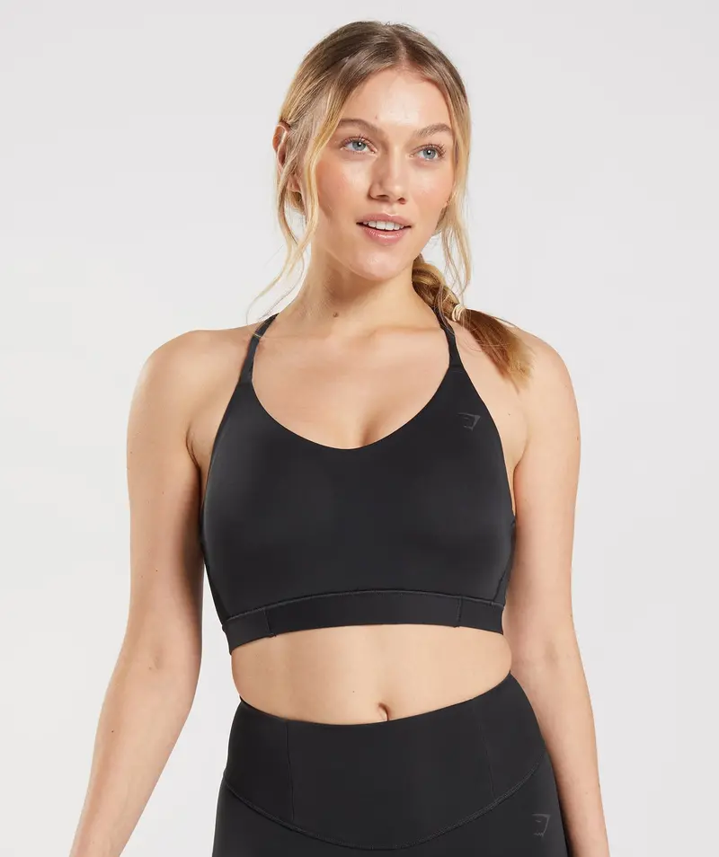 Gymshark Studio Seamless Sports Bra – Black