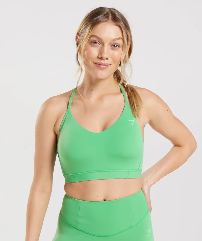Gymshark Studio Support Sports Bra – Apple Green