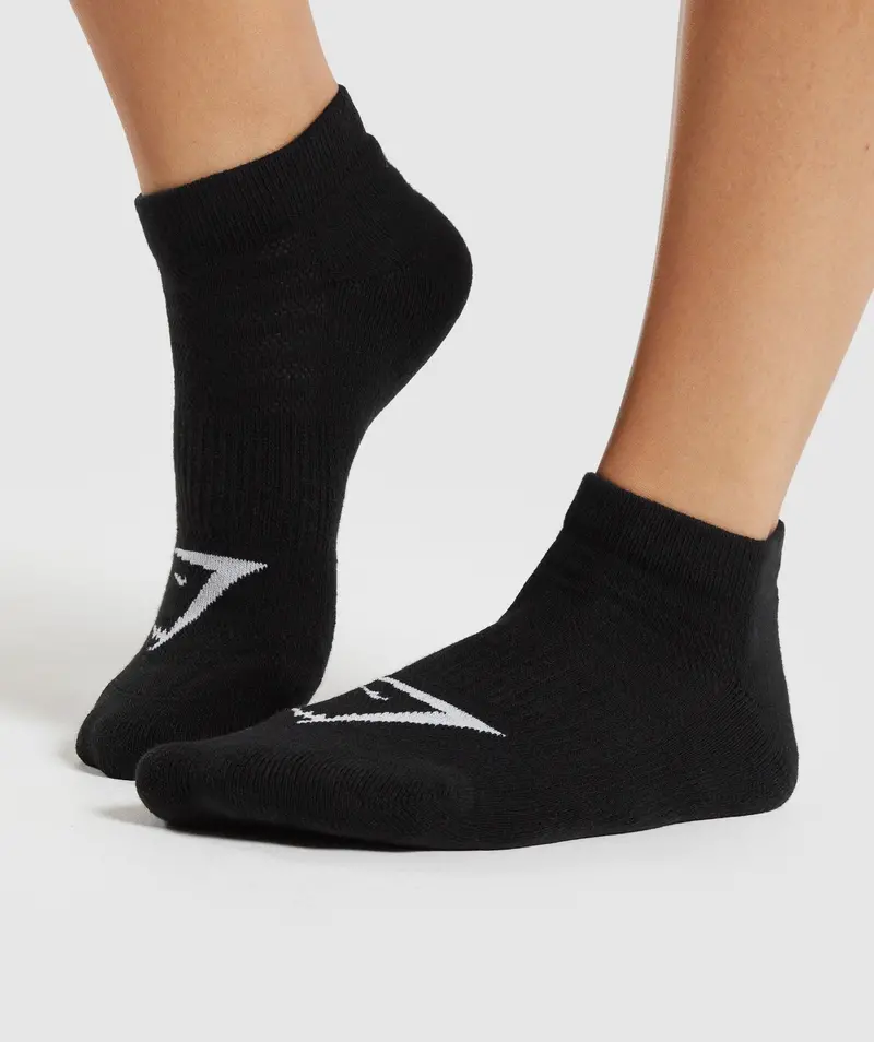 Gymshark Trainer Socks (3-Pack) in Black