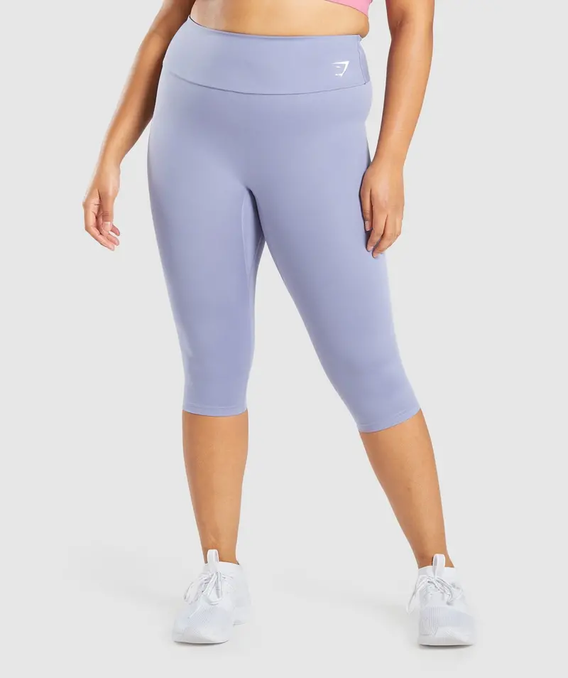 Gymshark Training Cropped Leggings – Light Blue