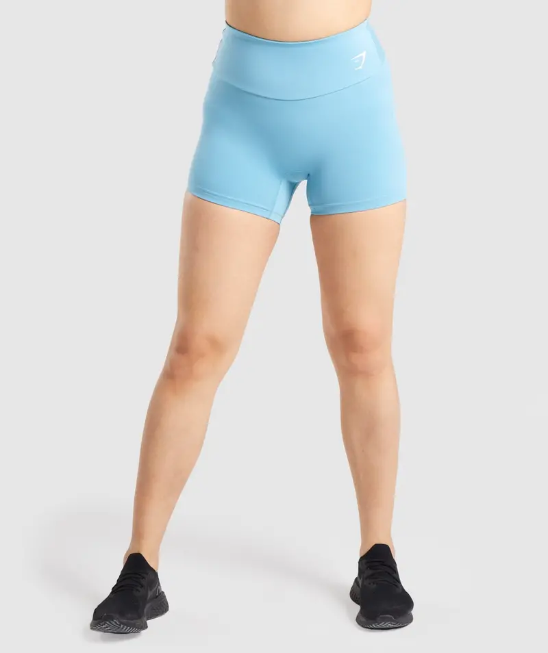 Gymshark Training Shorts in Light Blue Hue