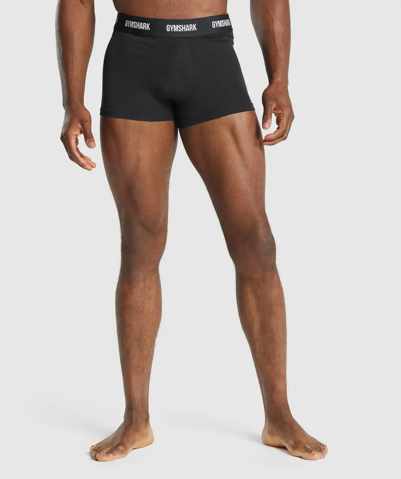Gymshark Trunk Underwear Pack – 2-Pack in Black