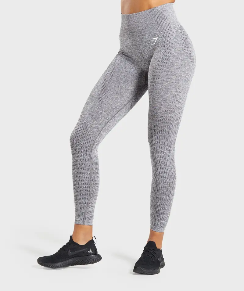 Gymshark Vital Seamless Leggings in Smokey Grey Marl