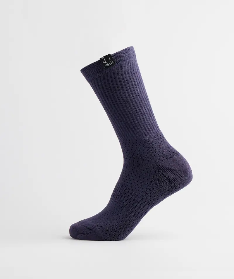 Gymshark Whitney Tab Crew Socks – Indigo Navy (Single Pair)