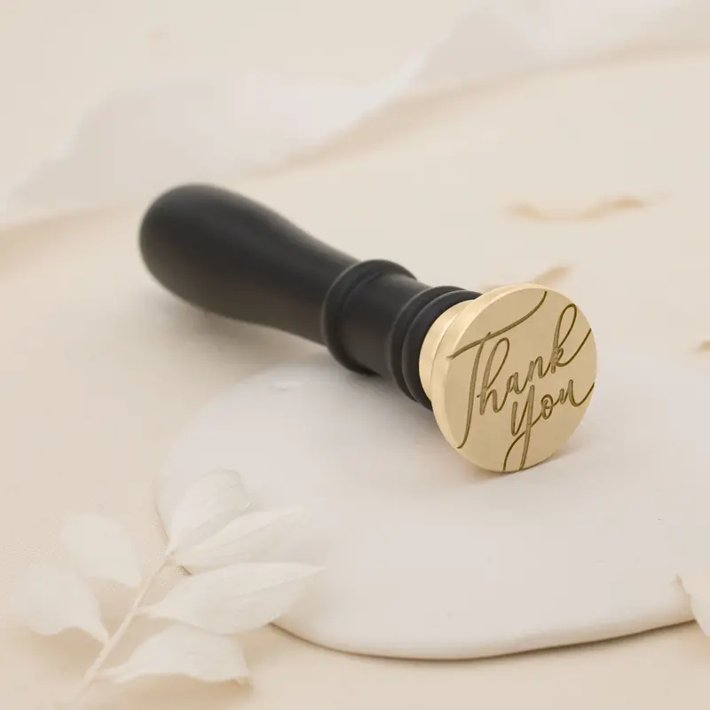 Handwritten ‘Thank You’ Script Wax Seal Stamp