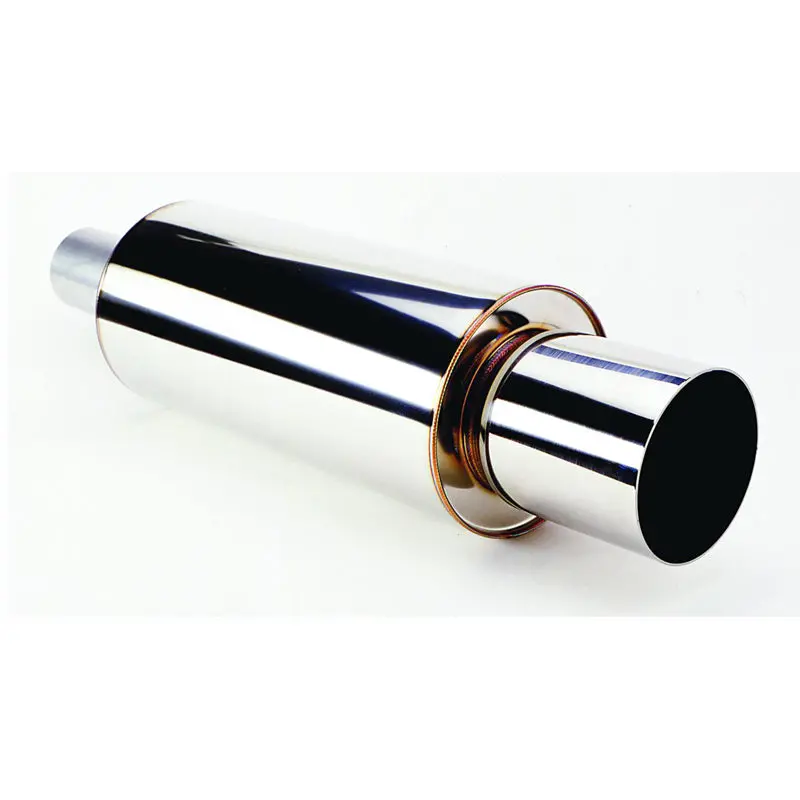 HKS SS Hi-Power Muffler — Universal Fit, 120mm Tip / 75mm Inlet (Model HKS3106-EX007)