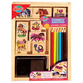 Horse Lover’s Wooden Stamp Collection – Creative Play