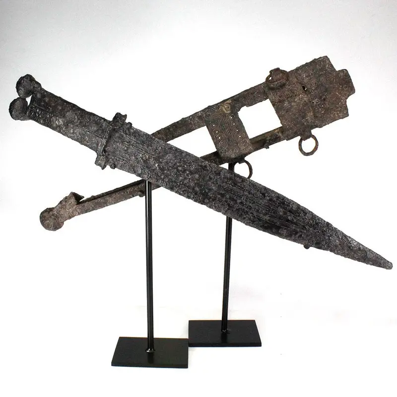 Iberian Antenna-Hilt Short Sword with Scabbard, 4th–3rd Century BCE