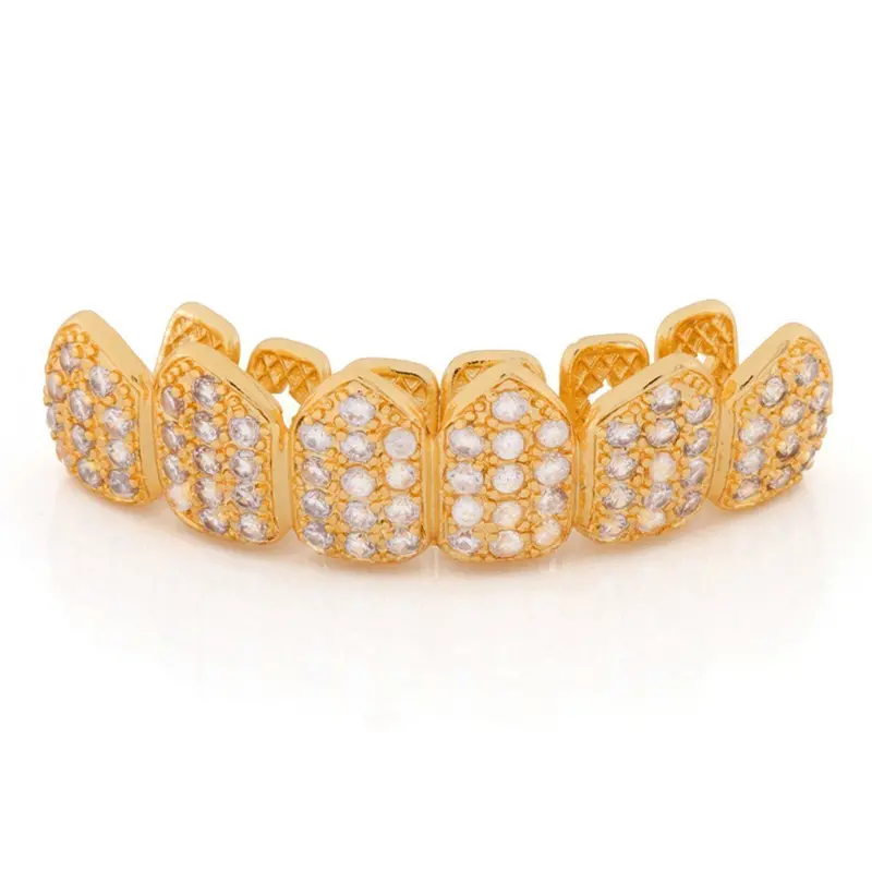 Iced-Out Studded Grillz with Premium Finish