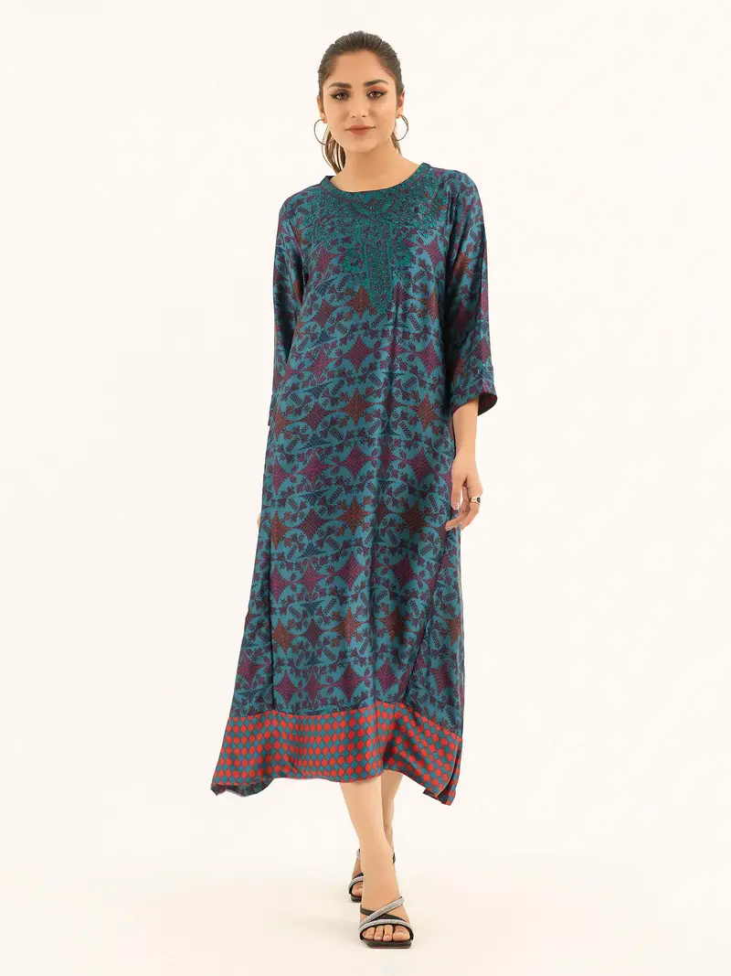 Intricate Embroidered Silk Shirt