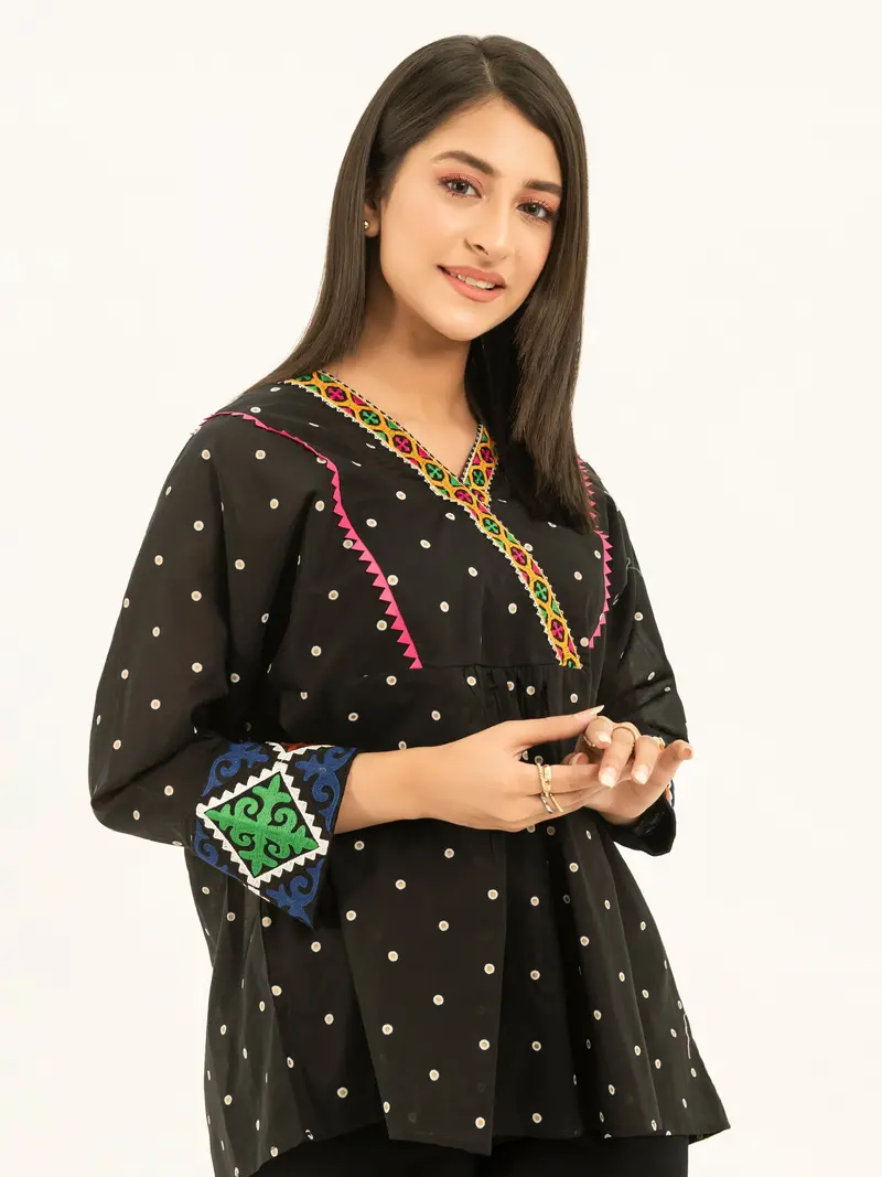 Intricate Threadwork Top