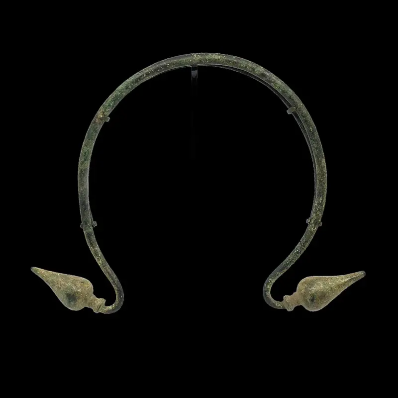 Italic Villanovan Bronze Torque – 6th Century BCE