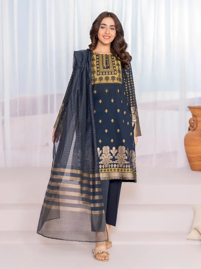 Jacquard Print Coordinating Suit Set