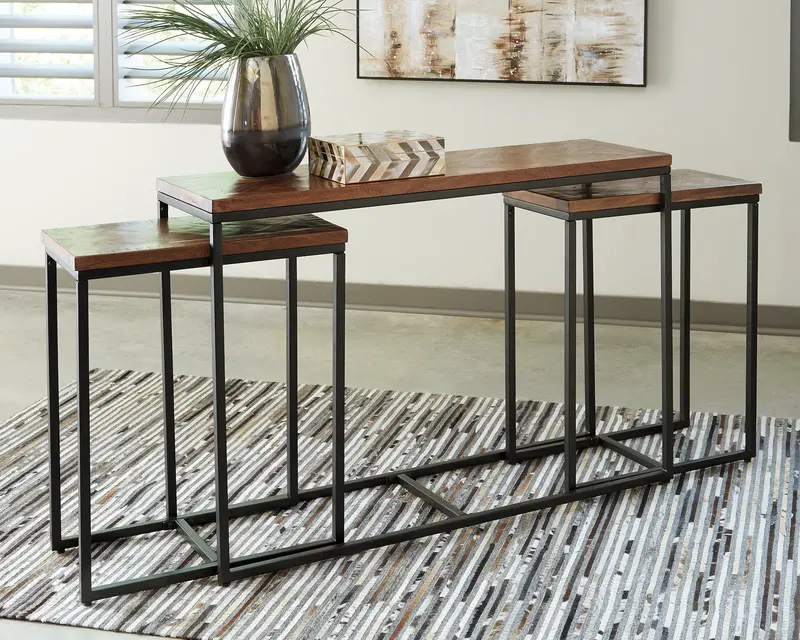 Jadenley Modular Sofa and Console Table Set (3-Piece)