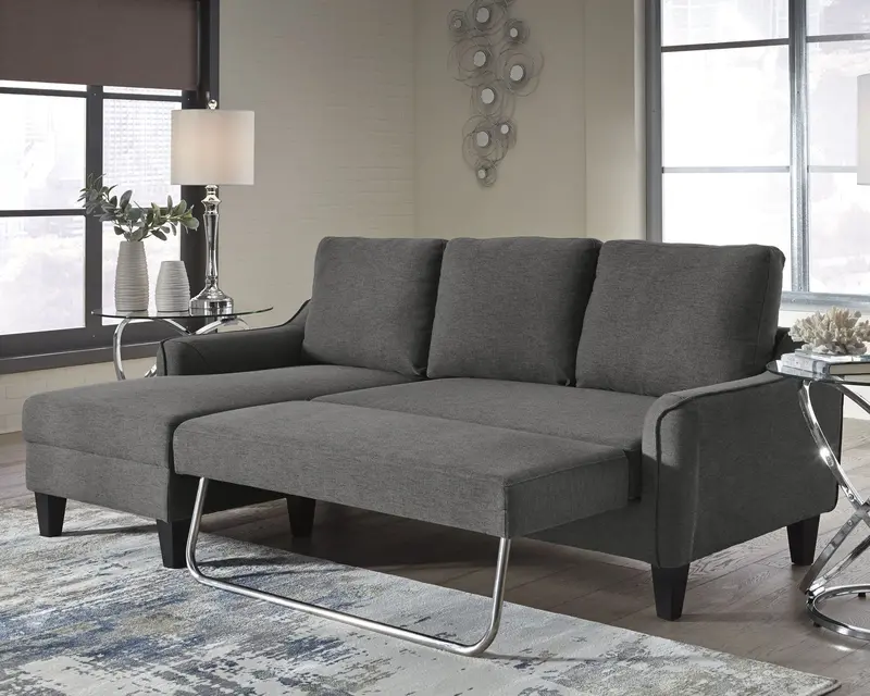 Jarreau Convertible Sofa Chaise Sleeper – Upholstered Pull-Out Bed