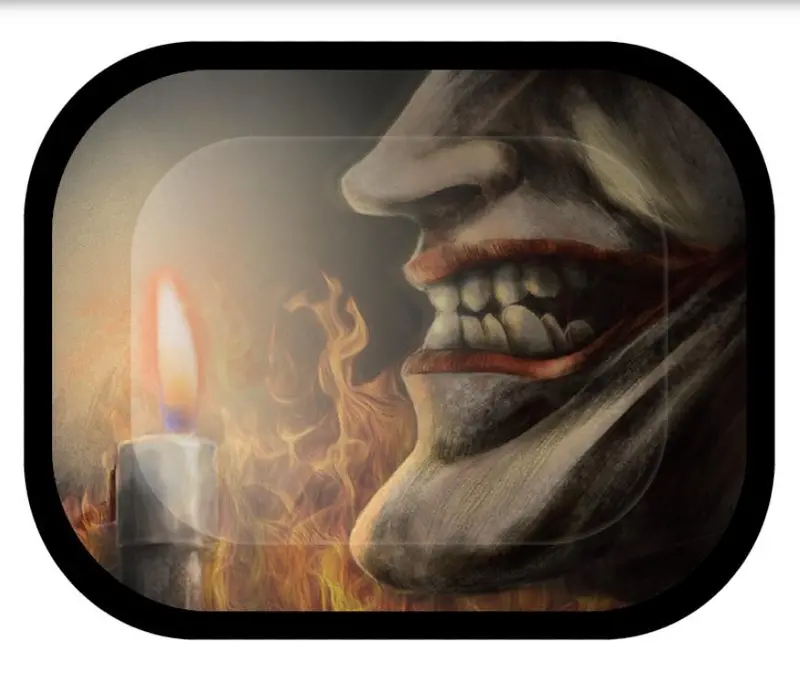 Joker-Themed Rolling Tray – Playing Card Design