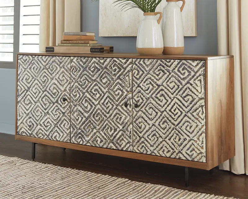 Kerrings Sliding-Door Accent Cabinet