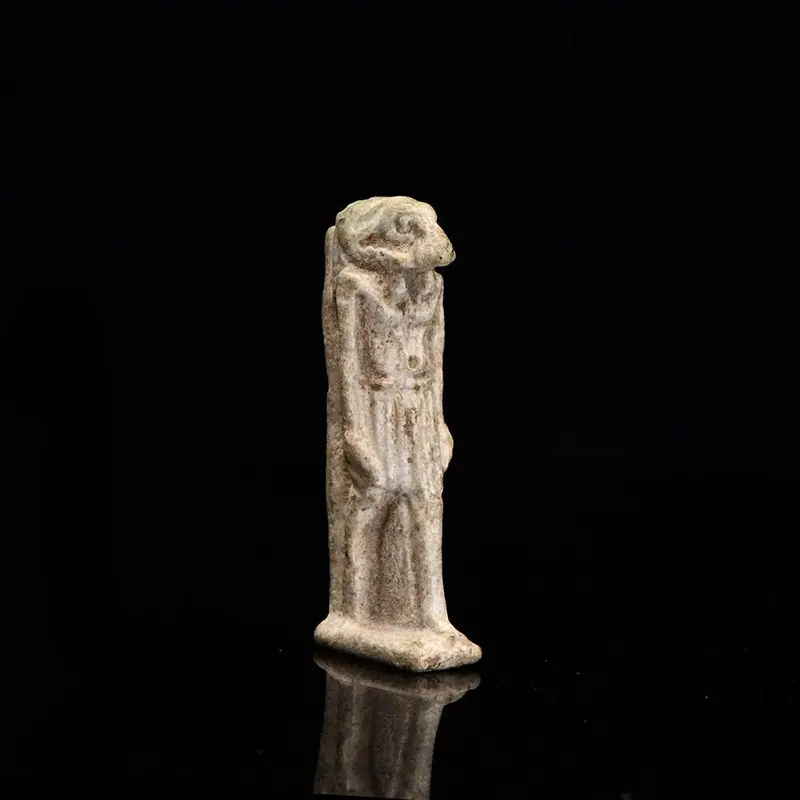 Khnum Deity Amulet, Egyptian Faience, Late Period, ca. 664–332 BCE
