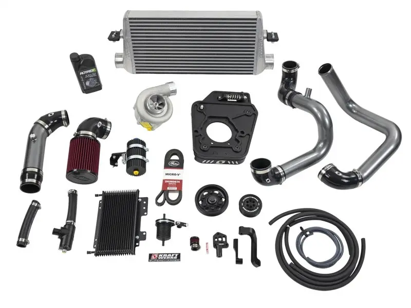 KraftWerks 30mm Belt-Drive Supercharger Kit for 2004–2005 Honda S2000 (Black Head Unit)