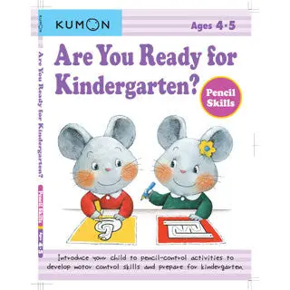 KUMON Pencil Skills Workbook: Ready for Kindergarten