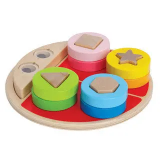 Ladybug-Themed Shape Sorting Game for Kids