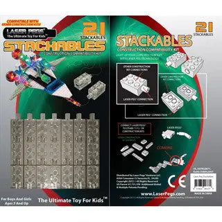 Laser Pegs Stackables Creative Light Construction Set