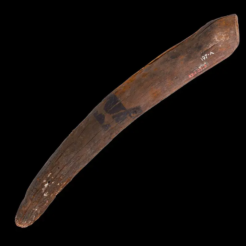 Late Middle to Early New Kingdom Wooden Clapper, Egypt (c. 1802–1450 BCE, Ex-MMA)