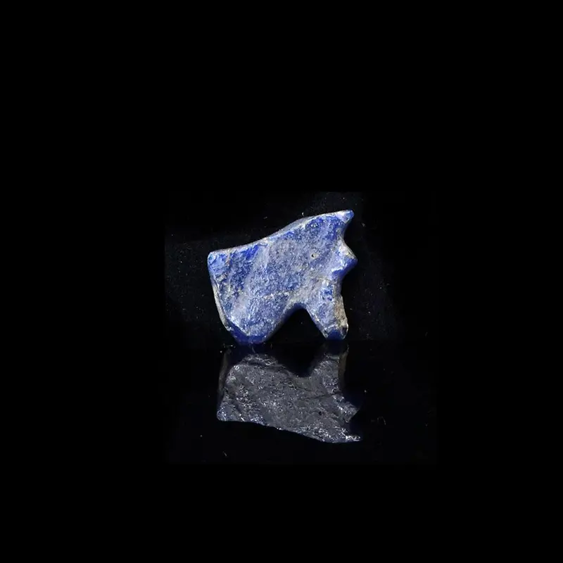 Late Period Egyptian Glass Wedjet Eye Amulet, ca. 664–332 BCE
