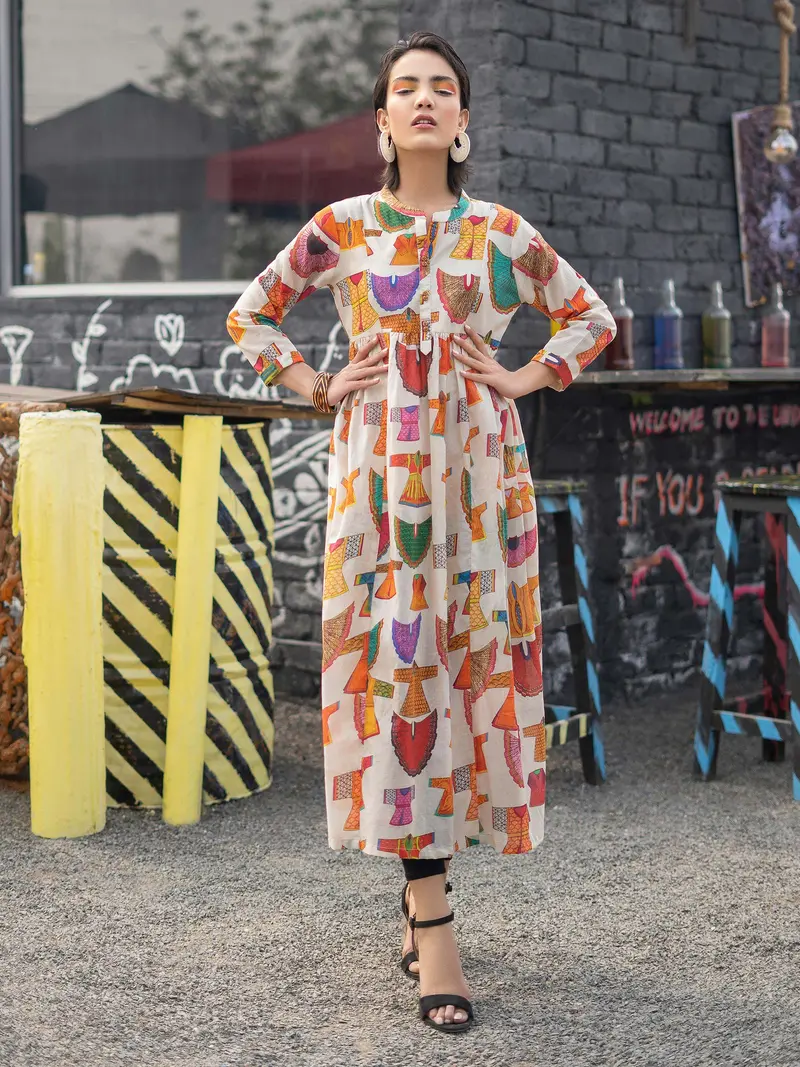 Lawn Shirt – Contemporary Print Cut
