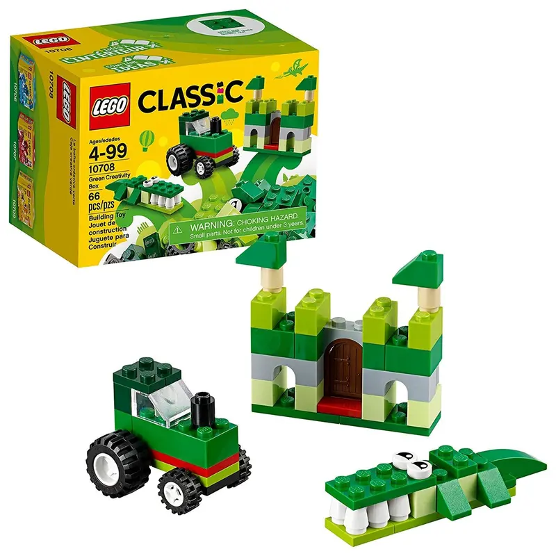 LEGO Classic Creative Set – Green Brick Building Box
