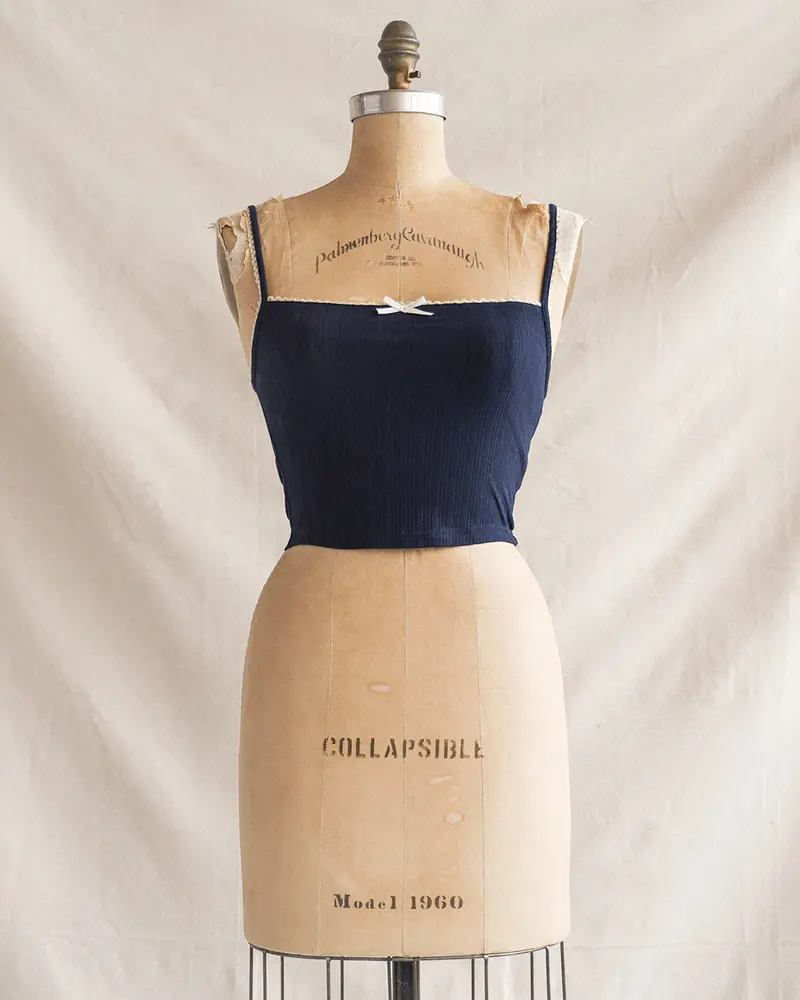 Lilibeth Ribbed Cropped Camisole