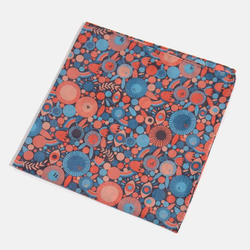 Lisa Congdon Artist Collaboration Floral Pocket Square