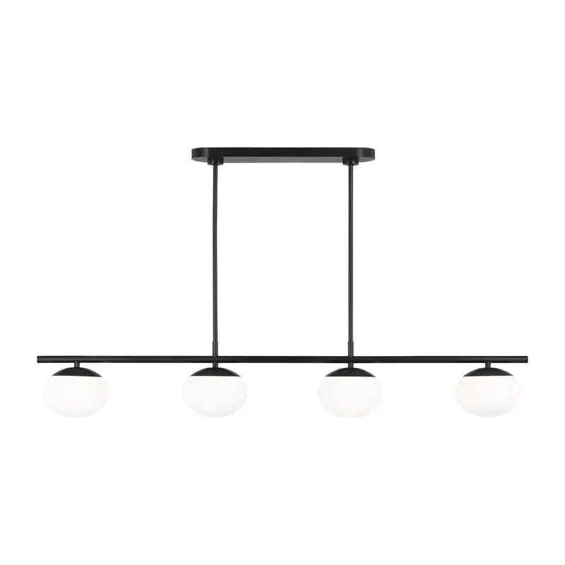 Lune Linear Multi-Light Suspended Chandelier