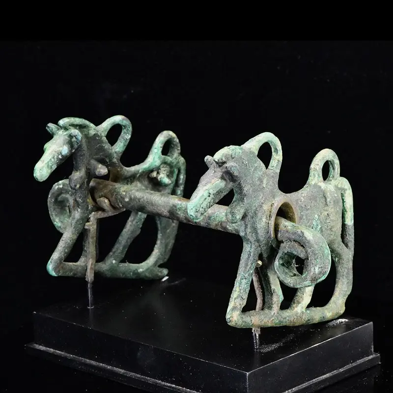 Luristan Bronze Horse Bit – Iron Age, 1st Millennium BCE